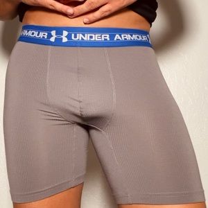 Under Armour UA Gray Mesh Boxer Brief
